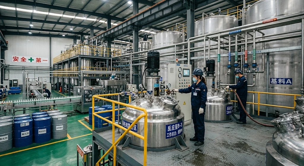 TonerManufacturer production facility interior